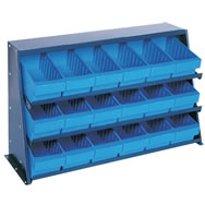 sloped shelving systems with euro drawers