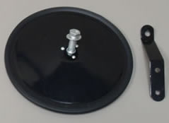 Utility and General Purpose Mirrors are made from lightweight and durable acrylic or glass with a heavy duty black rubber trim.