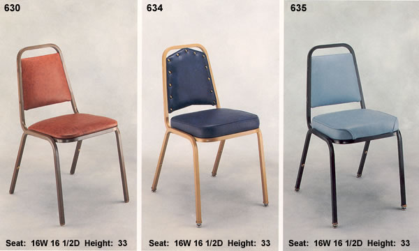 Stacking Upholstered Chairs