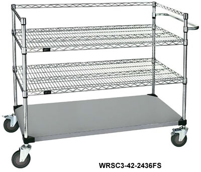 open surgical case carts