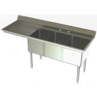 sinks with left drainboard
