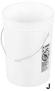 Steel and Plastic Pails can be used with liquids up to 190°F, as well as in freezer applications.
