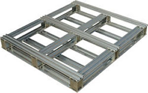 steel pallets with galvanized finish