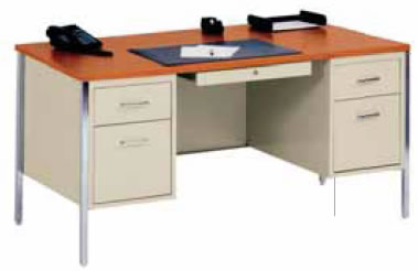 double pedestal desk