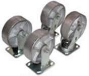 Semi Steel Casters for Self-Dumping Hoppers