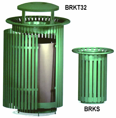 breckenridge steel trash receptacles