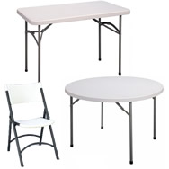 folding tables & chairs
