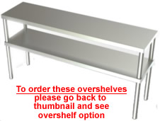 table overshelf