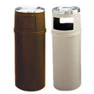 rubbermaid ash/trash classic containers