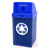 metal waste container