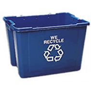 rubbermaid recycling deskside containers