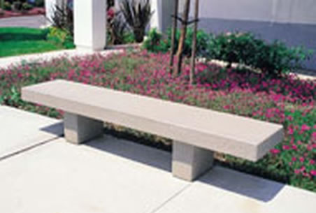 university concrete benches