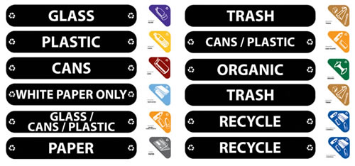 recycling label kit