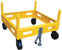 stand racks with wheels