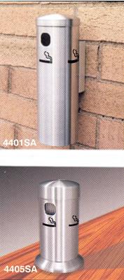 wall mounted ash receptacle