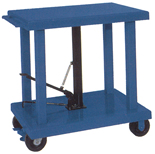 foot pump hyd lift tables (med & heavy duty)