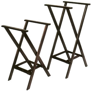 bottom strap only deluxe wood tray stands