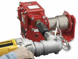 worm gear hand winches with drill